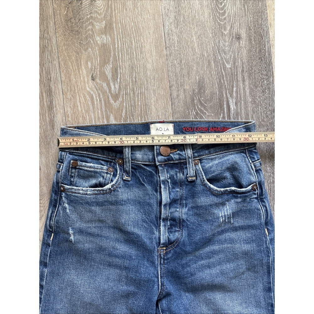 A.O.L.A by alice + olivia You Look Amazing Blue Jeans Sequin‎ Studded Cuff 24 - Picture 16 of 16